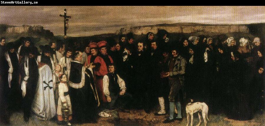 Gustave Courbet The Burial at Ornans